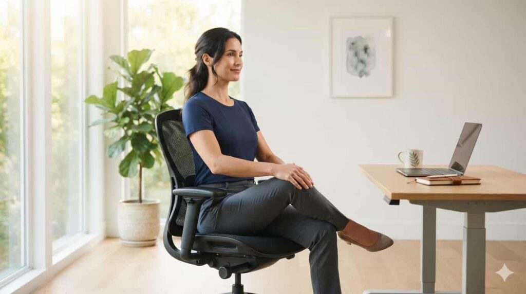 desk exercises for lower back pain