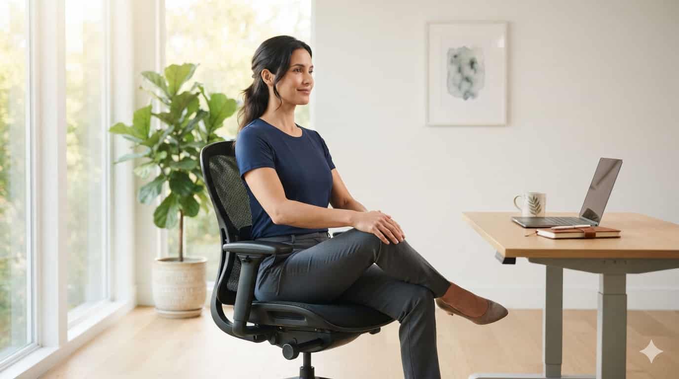 desk exercises for lower back pain