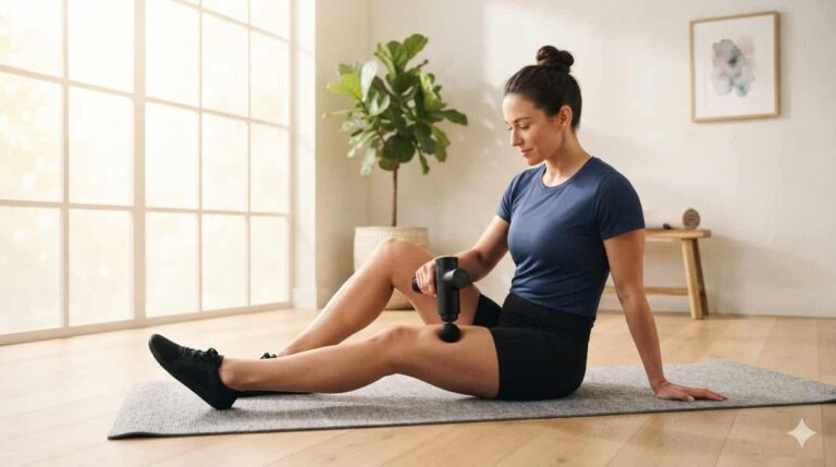 massage gun routine for sore legs