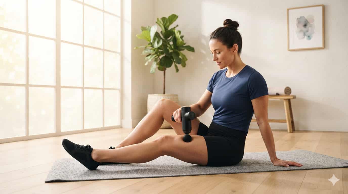 massage gun routine for sore legs