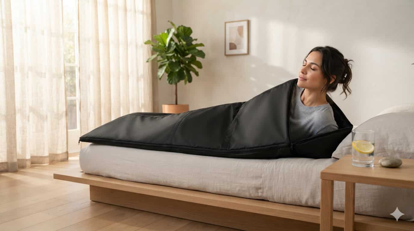 infrared sauna blanket routine for beginners