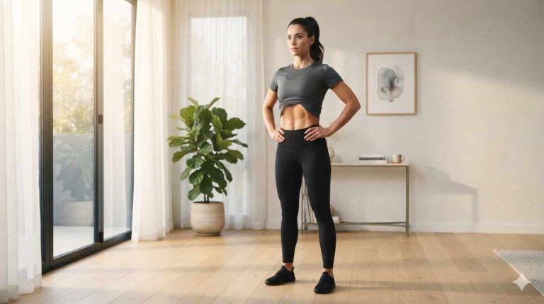 stomach vacuum exercise for smaller waistline