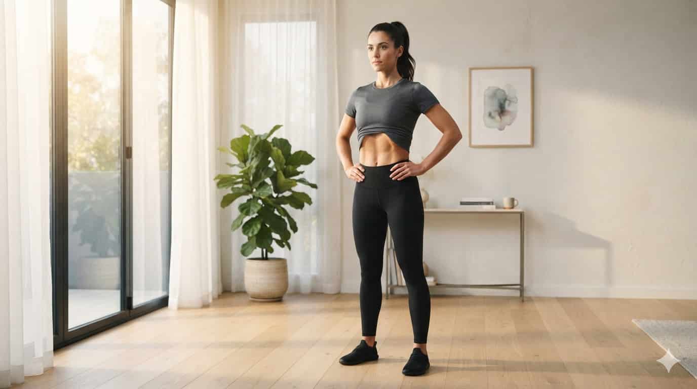 stomach vacuum exercise for smaller waistline
